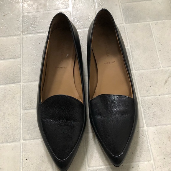 Everlane Italian Leather black Pointy Toe flats - Picture 3 of 6